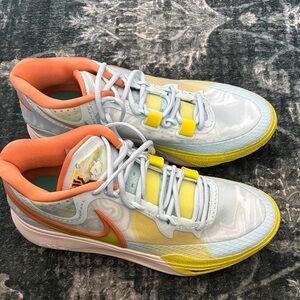 Nike Women's Orange and Yellow Sneakers